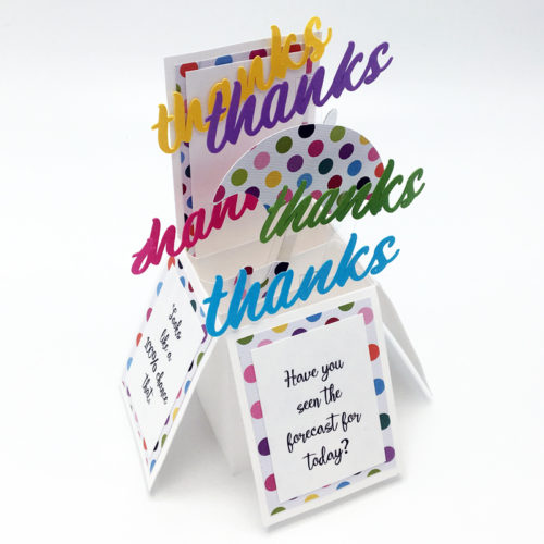 Thank You Pop Up Cards