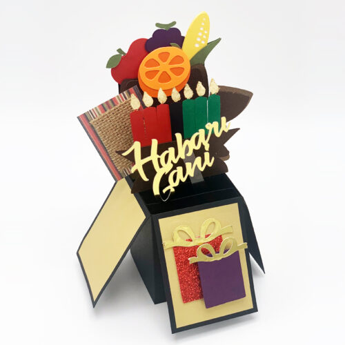 Happy Kwanzaa Pop Up Holiday Greeting Card