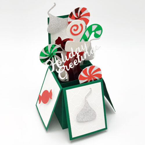 Sweet Greetings Pop Up Holiday Greeting Card