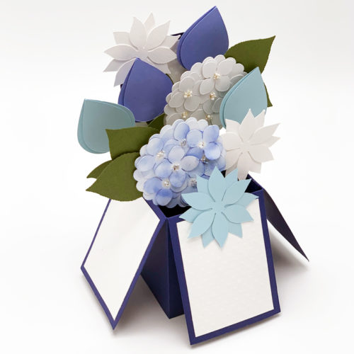 Heavenly Hydrangea Pop Up Card