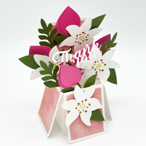 Lovely Lilies Pop Up Card