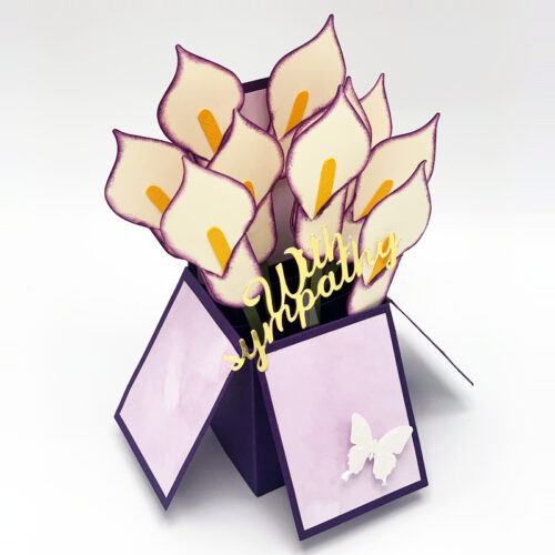 Calla Lily Pop Up Card