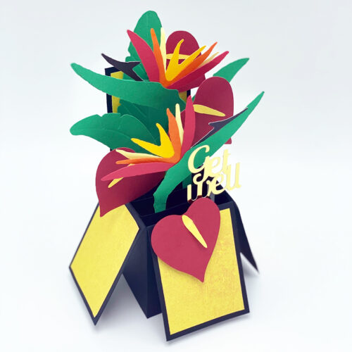 Bird of Paradise Pop Up Card 